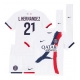 Paris Saint-Germain Lucas Hernandez #21 Gostujuci Dres za djecu 2025-26 Kratak Rukav (+ Kratke hlače)